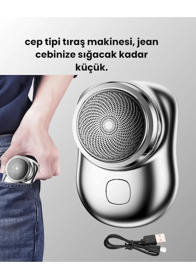 Diyar-ı Fırsat Tüm Vücut Bölgelerinde Kullanılabilen Küçük Boy Tıraş Cihazı