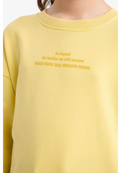 Defacto 29 Ekim Cumhuriyet Bayramı Relax Fıt Bisiklet Yaka Baskılı Sweatshirt Kız Çocuk E6782a826spyl115 Sarı-yl115 Defacto 29 Ekim Cumhuriyet Bayramı Relax Fıt Bisiklet Yaka Baskılı Sweatshirt Kız Çocuk E6782a826spyl115 Sarı-yl115