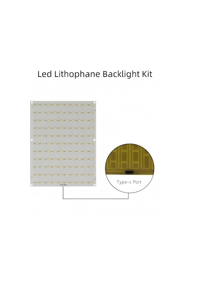 Lithophane Arka Aydınlatma Led Kiti