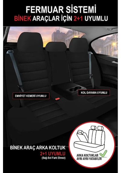 Seat İbiza 2010 2015 Uyumlu Oto Kılıf Carbon Siyah.