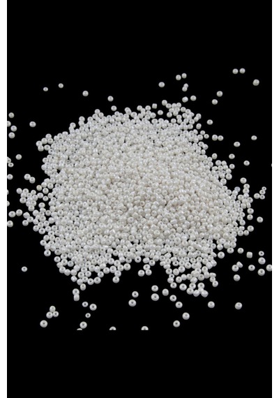 08 Kum Pastel Kemik Beyazı 3 Mm Boncuk 100 Gr 6000 Adet