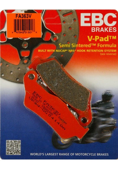 Bmw R 1150 Gs Arka Fren Balatası Ebc Fa363V Yarı Sinterli Balata N11.74730