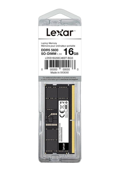 16gb 1x16gb Ddr5 5600mhz Cl46 1.1v Tek Modül Notebook Ram
