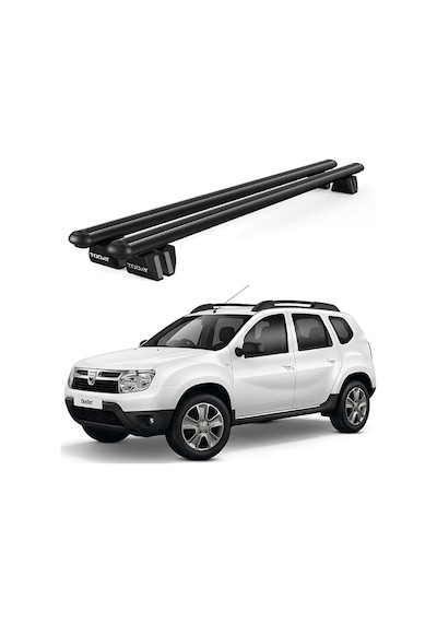 Pençe Dacia Duster 2010-2014 Uyumlu Siyah Ara Atkı Port Bagaj Tavan Barı