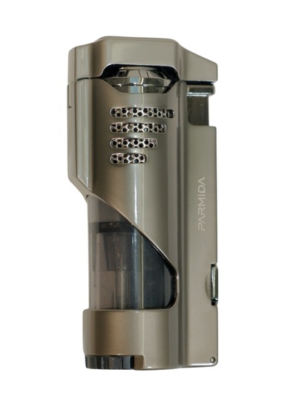 Parmida 3 Torch Pürmüz Delicili Gunmetal Metal Puro Çakmağı - Tr9485