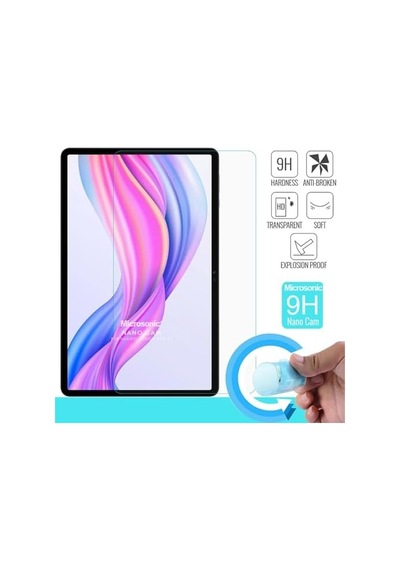 Honor Pad X9 Nano Glass Cam Ekran Koruyucu Honor Pad X9 İle Uyumlu Ekran Koruyucu - Şeffaf