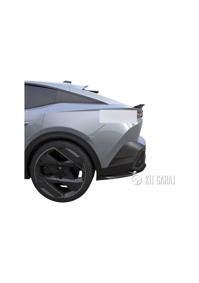 Peugeot 408 Parlak Siyah Spoiler Plastik Boyalı