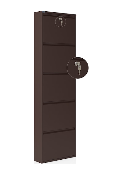 Ceha Kilitli 5'li Metal Ayakkabılık - Kahverengi K.AYK-5 /AB8317/KL Ceha Kilitli 5'li Metal Ayakkabılık - Kahverengi K.AYK-5 /AB8317/KL