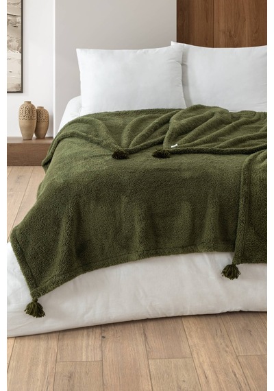 Puffy Wellsoft Battaniye - Haki 200x220 Ölçü / Ebat