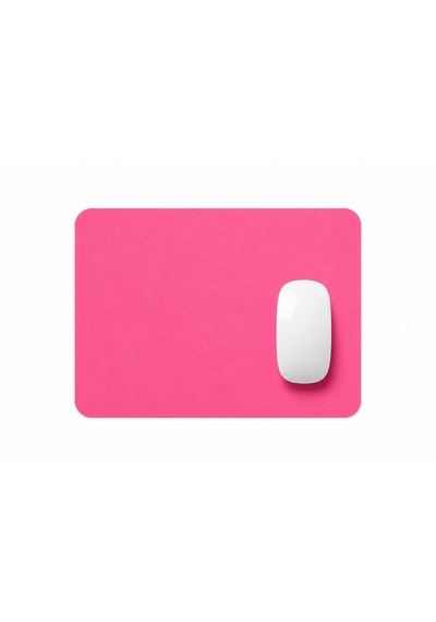 Microcase Dikdörtgen Tasarım Bilgisayar Laptop Deri Mouse Pad 25x21 Al5591 Açık Pembe
