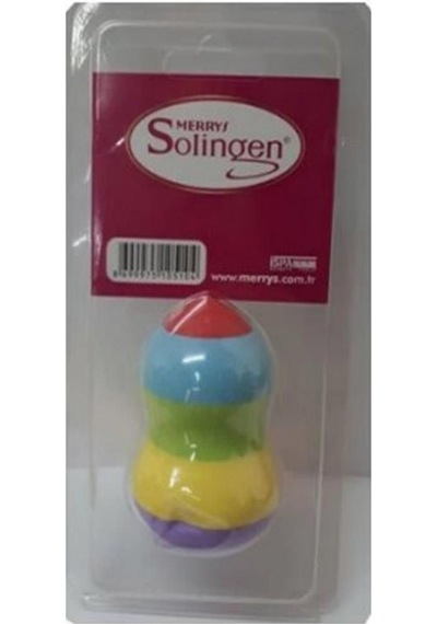 Merrys Solingen Kavisli Renkli Makyaj Süngeri