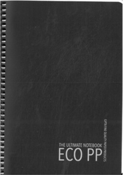 Gıpta Eko Pp Sp.pp Kapak Defter A5-60 Yp.kareli Siyah