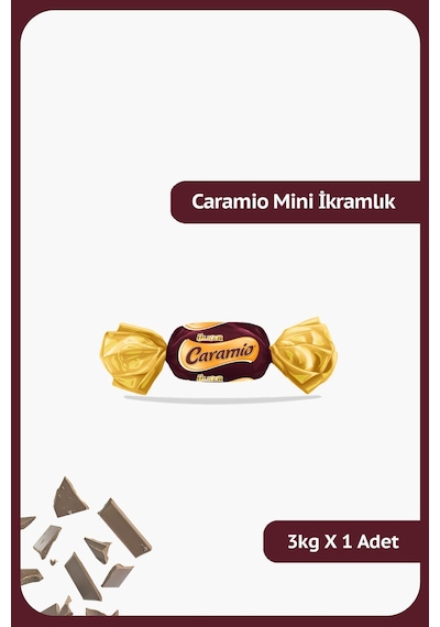 Ülker Caramio Mini İkramlık Çikolata 3 KG