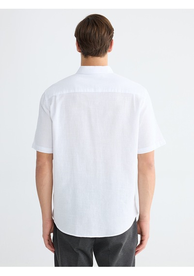 Lcwaıkıkı Classic Beyaz Regular Fit Poplin Erkek Basic Gömlek