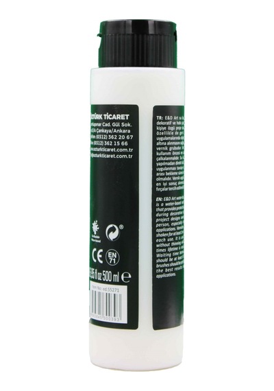 E&d Art Professional 500ml Su Bazlı Mat Vernik / Ed.55271