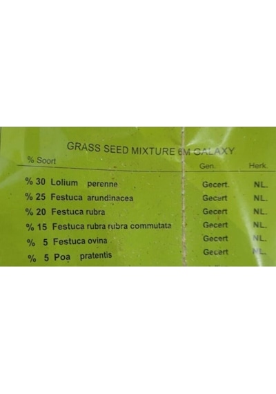 7 Günde Çimlenen Üzerine Basılabilir 6'Lı Karışım Çim Tohumu 1KG