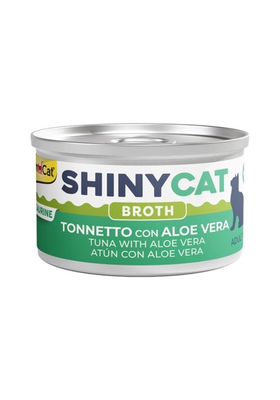 Gimcat Shinycat Sos İçinde Aloe Veralı Ton Balığı Kedi Konserve Maması 70 Gr