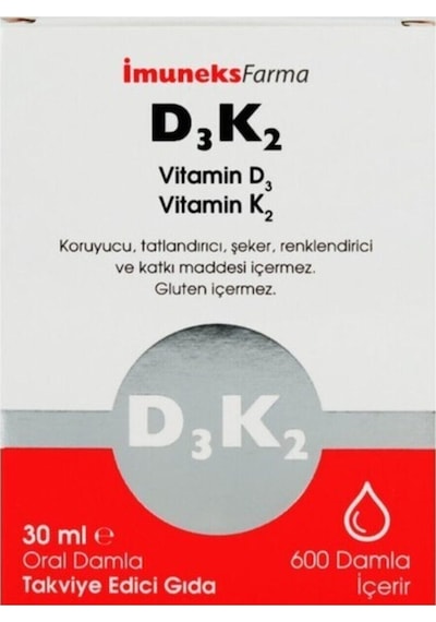 Imuneks Vitamin D3 K2 30 Ml Damla