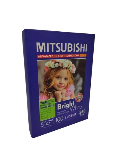 Delux Serisi Mitsubishi Fotoğraf Kağıdı 5x7 13x18 260 Gr Döküman Hediye Sayfa