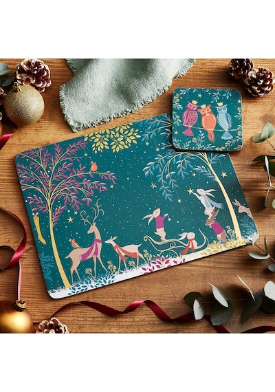 Woodland Tales Büyük Amerikan Servisleri, 4'lü Set Yeşil