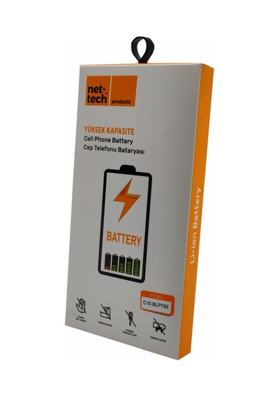 Teknonet Realme C15 Uyumlu Nettech Blp793 5900 Mah Batarya