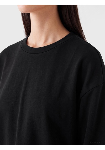 LC Waikiki Lc Waıkıkı Siyah Dantel Detaylı Soft Touch Kadın Tunik