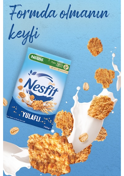 Nestle Nesfit Sade Kahvaltılık Gevrek 700 G