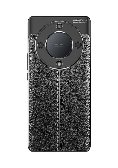 Zore Huawei Honor X 9a Kılıf Omsy Niss Silikon Kapak - Siyah