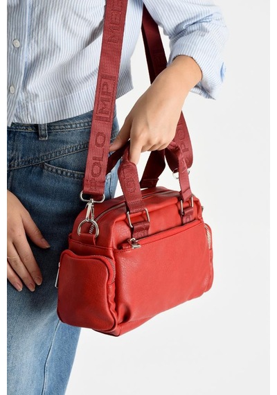 Suni Deri Kadın Omuz Çantası 25 17 Cm Çapraz Askılı Postacı Çanta Mega Bag Vegan Deri Kol Çantası Yeşil