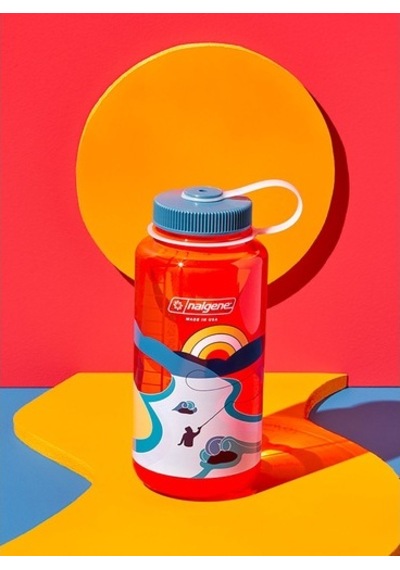 Nalgene 32 Oz Retro Pomegranate Tritan Suluk Matara 1 Litre Kırmz