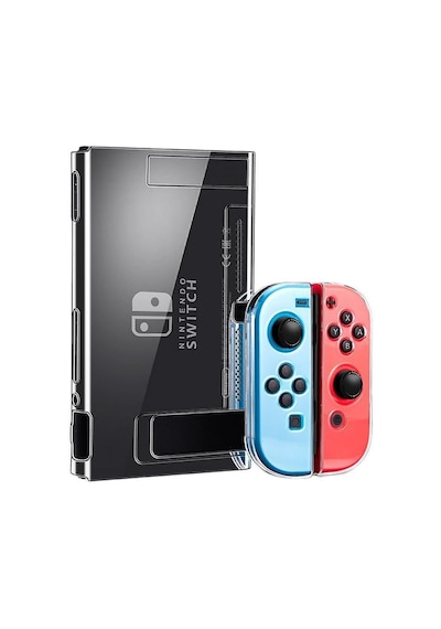 Nintendo Switch Sert Plastik Şeffaf Cihaz Koruyucu Kılıf
