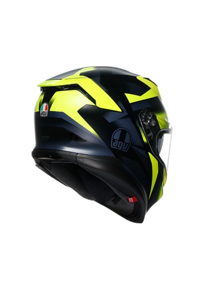 Agv K7 Mplk Glimpse Motosiklet Kaskı Mat Siyah - Neon Sarı