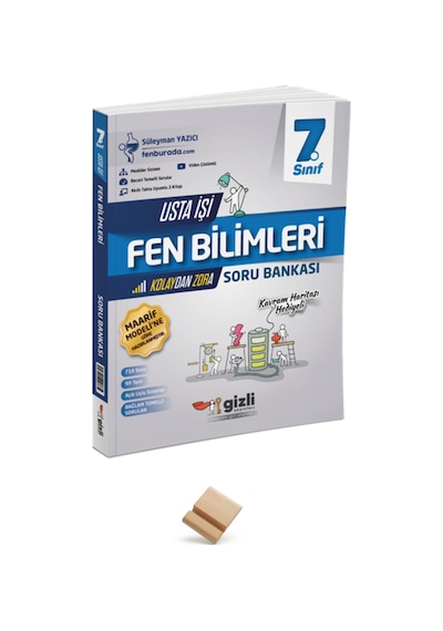 Gizli 7. Sınıf Maarif Usta İşi Fen Bilimleri Soru Bankası + Telefon Standı