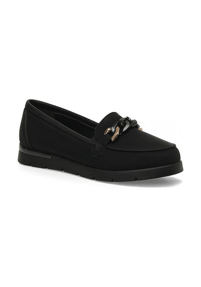 Polaris 166007.nz6fx Siyah Kadın Loafer 000000000102239549 Siyah