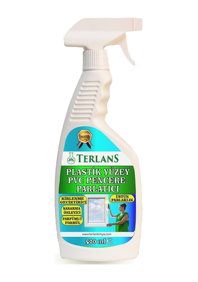 Terlans Plastik Yüzey PVC Pencere Parlatıcı Temizleyici 500 ML