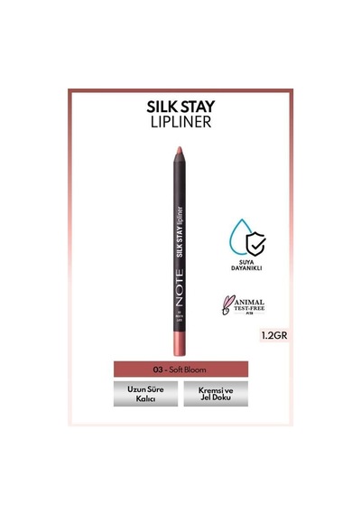 Note Silk Stay Lipliner 1,2gr. 03 Soft Bloom 01