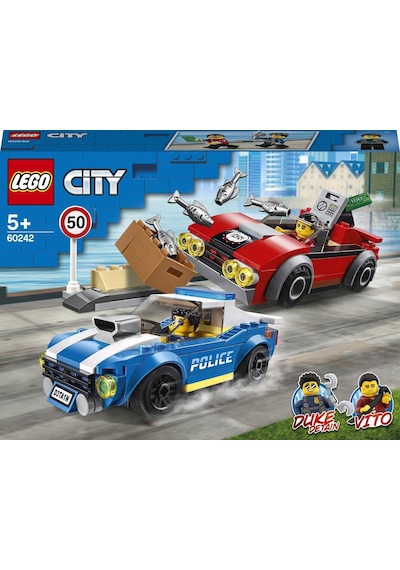 LEGO® City 60242 Polis Otobanda Tutuklama 185 Parça