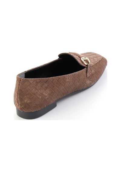 Bambi Kahve Kadın Loafer Ayakkabı K01641023071 Kahve