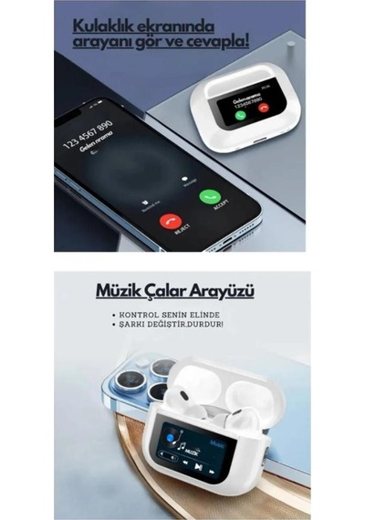 Lobo Air Pro 2 Anc Dokunmatik Ekranlı Bluetooth Kulaklık İos Android