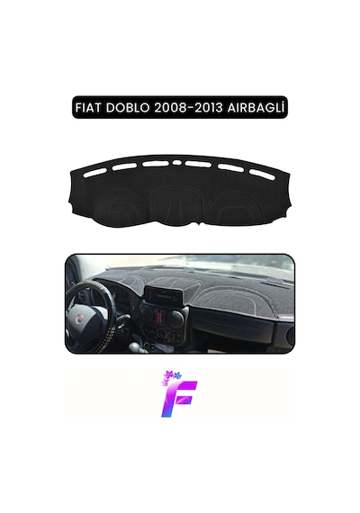 Fıat Doblo Aırbagli 2008-2013 Uyumlu Torpido Örtüsü Kolay Montaj Tam Koruma Tam Uyum E36