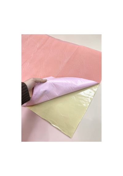 Yapışkanlı Süet Kadife Kumaş 50 150 Cm İz Yapmaz Kadife, Kaplama Kumaş, Araç Kaplama Pembe Pembe