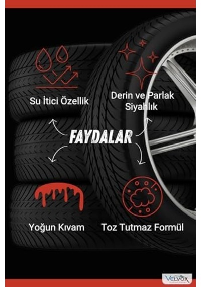 Velvox Lastik Parlatma Jeli