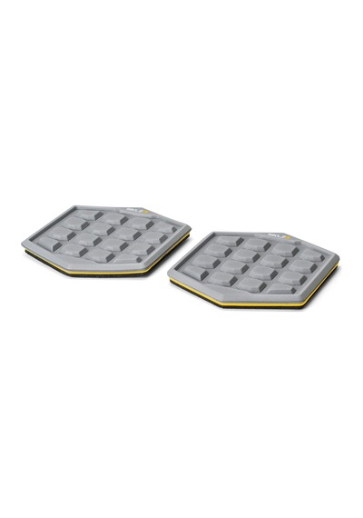 Sklz Üniseks Non Core Court Slidez Denge Diskleri, Tüm Vücut Antrenmanı İçin Egzersiz Sürgüsü, Hafif Ve Aşınmaya Dayanıklı, Gri, 31 Cm, 2 Adet, Tek Beden