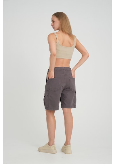 Alexander Gardi Alexandergardı Kargo Cepli Comfort Fit Bermuda Şort Ag-2y 001