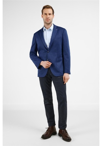 İmza Lacivert Mono Yaka Kareli Desen Esnek 6 Drop Comfort Fit Classic Ceket 1002255153 Cobalt Lacivert İmza Lacivert Mono Yaka Kareli Desen Esnek 6 Drop Comfort Fit Classic Ceket 1002255153 Cobalt Lacivert
