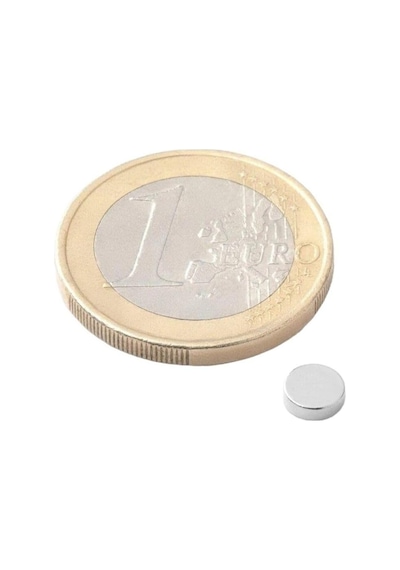 Dünya Magnet 20 Adet - Yuvarlak Neodyum Mıknatıs, 5x2 Mm, Güçlü Magnet, N35 Kalite
