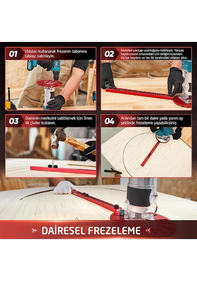 Rox Wood 0385 Freze Gönye Cetveli