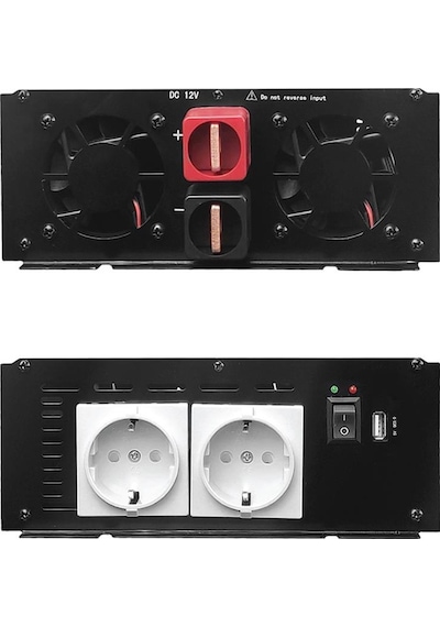 S-link Sl-1500w Dc 12 Volt Ac 230 Volt 1500w İnverter