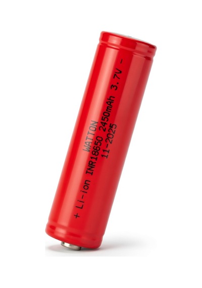 18650 2450mah 3.7v Li-ion Şarj Edilebilir Pil Güçlü Performans Yüksek Kapasiteli Wt-ınr18650