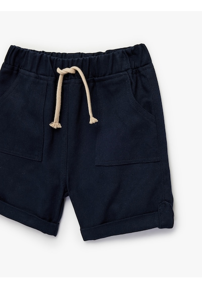 Koton Pamuklu Cepli Duble Paça Beli Bağcıklı Gabardin Şort Lacivert 6smb40026tw Lacivert Koton Pamuklu Cepli Duble Paça Beli Bağcıklı Gabardin Şort Lacivert 6smb40026tw Lacivert